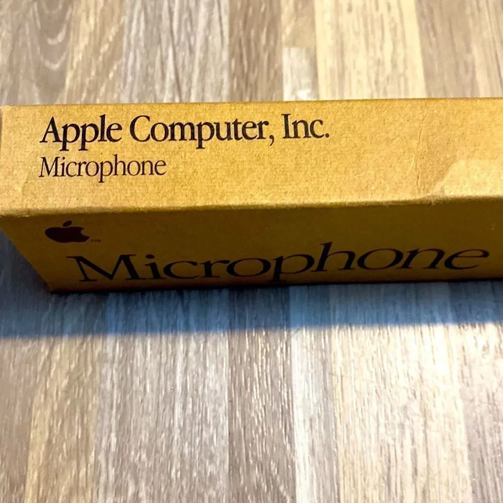 Original 1991 Apple Electret Condenser Microphone with omni-directional